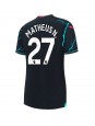 Manchester City Matheus Nunes #27 Alternativní Dres pro Dámské 2023-24 Krátký Rukáv